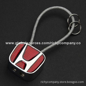 Metal Keychain for Honda Auto Car